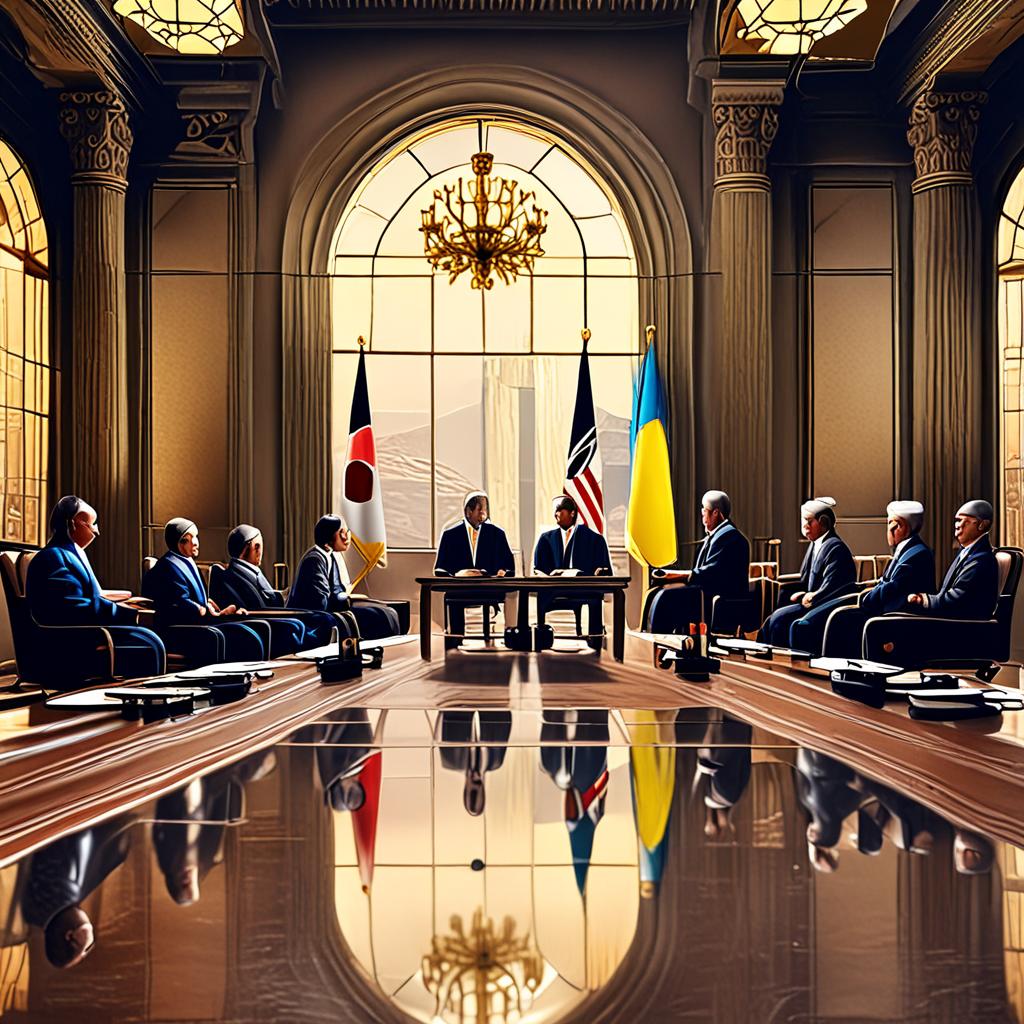 日・ウクライナ首脳会談、国際情勢を協議