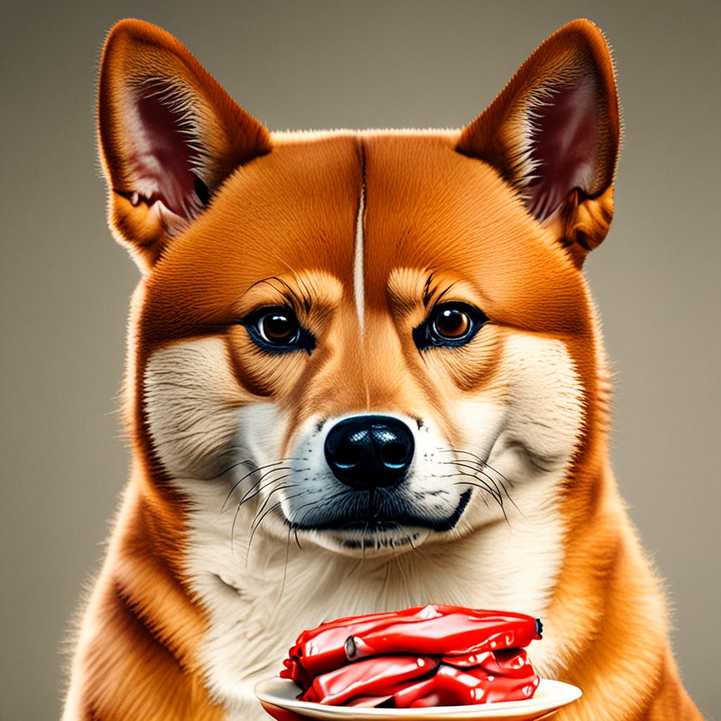 柴犬の「肉ちょうだい」表情にネット爆笑！