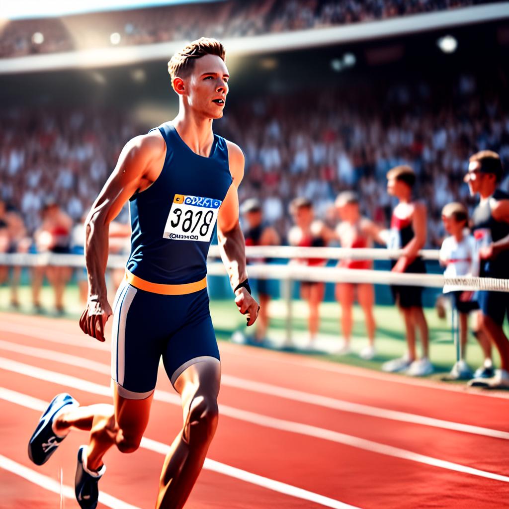 陸上800m落合選手、大会新で金！日本勢「久しぶり」の快挙